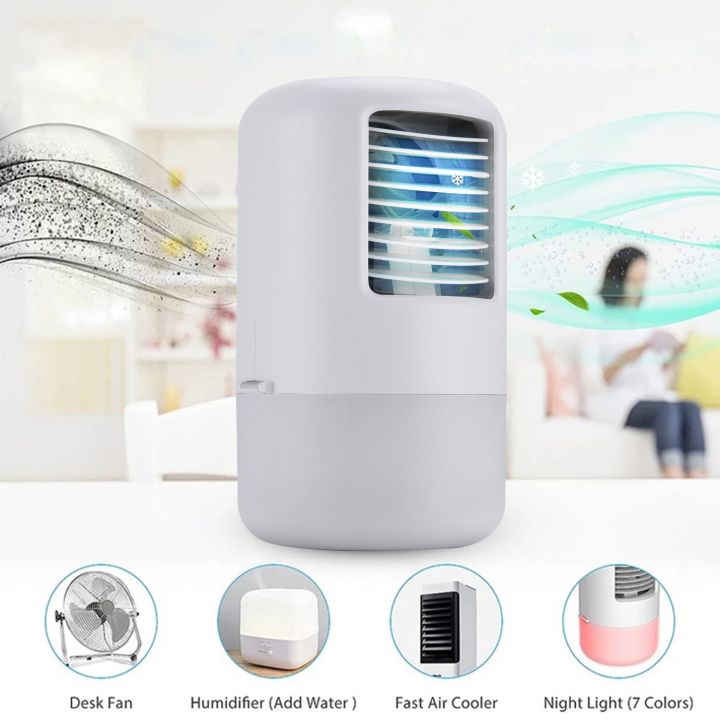 Air Conditioner Fan Desktop Air Conditioning Fan 4-in-1 Fast Air Cooler