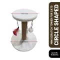 Mini scratch post for cats and kittens (Circle shaped). 