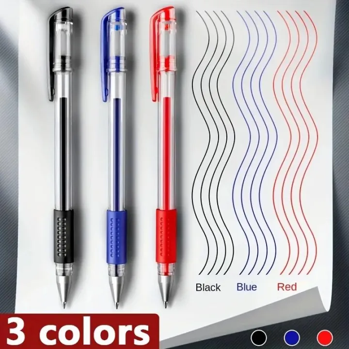 10/18pcs%20Gel%20Pen%20Set%20Black,%20Blue,%20and%20Red%20Ink%20-%200.5mm%20Ballpoint%20-%20Perfect%20for%20Back%20To%20School%20or%20School%20and%20Office%20Supplies%20-%20Image%204