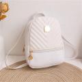 Women Diamond PU Leather Mini Backpack Fashion Girls Multi-Function Backpack. 