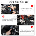 Geepact Car Jump Starter Wireless Inflation Pump Multi-Protection Smart Clip Pack Booster Charger. 
