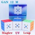 GAN 12 Maglev UV 3x3 Magnetic Magic Cube GAN 12 M Leap 3x3 Magnets Puzzle Speed Cube Propfessional GAN 12 Maglev Frosted GAN Cube. 