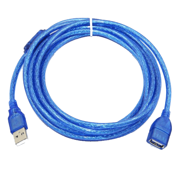 USB 2.0 Cable Male To Female 3m Extension Cable - Blue