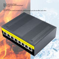 5 Port Industrial Ethernet Switch DIN Rail Ethernet Switch Port Isolation with 1 Uplink for Rail Transit. 
