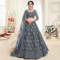 Beautiful Bridal Wear Lehenga Unstitched with Shawl. 