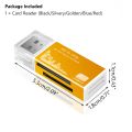 All in one Micro SD Card Reader Flash USB Memory Card Reader For Memory Stick Pro Duo Micro SD/T-Flash/M2/MS SD Adapter. 
