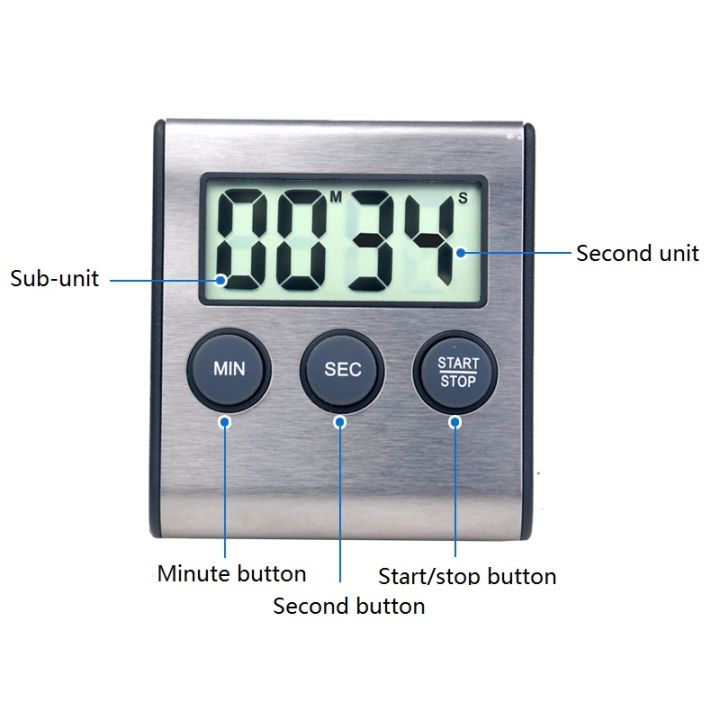 Timer Riser For Loft 【The Timber Loft】Portable Timer with Stand Magnetic Backing and Hanging ...