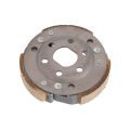 Centrifugal Shoes Clutch Heavy Duty 3 Friction Plate Driven Wheel Clutch Replacement for GY6-50/60/80CC Engine for Maintenance. 