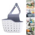 Adjustable Kitchen Sink Sponge Soap Storage Hanging Basket Drain Rack Holder. 