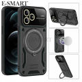 For ZTE Blade V50 Design V50 Smart Case Car Foldable Metal Bracket Sliding Camera Protection Hard Shockproof for ZTE Blade V50 Smart V50 Design Back Cover. 