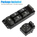 Kidlove 2Pcs Power Window Rear View Mirror Control Switch Kit Driver Side Window Regulator Switch 15062650+15045085. 