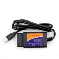 Best Quality ELM327 USB Cables Adapter For Most OBD2 Vehicles OBD2 Diagnostic Scanner ELM 327 USB OBD2 Scan  - USB 1.5A. 