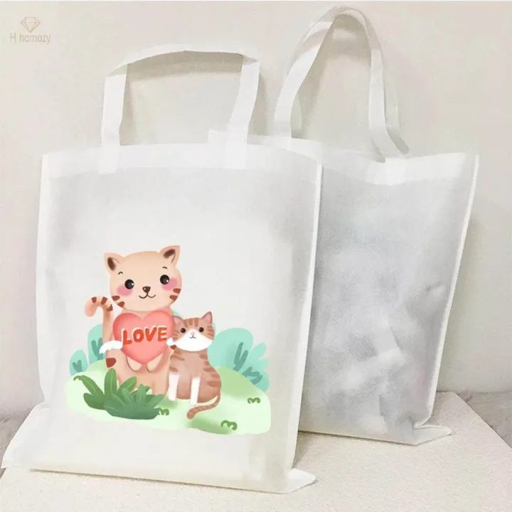 10%20Pieces%20White%20Reusable%20Sublimation%20Blank%20Shopping%20Bag%20Personalised%20Beach%20Tote%20Bag%20for%20DIY%20-%20Image%203