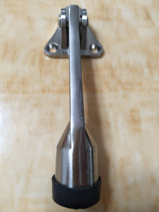 【TopazTrove】Stainless Steel Stopper For Door Heavy Doors Stopper Holder Deurstopper Doorstop Exterior Door Stopper Floor Kickdown Door Stop