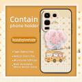 Silicone Drift Sand Phone Case For infinix Note50S 5G/5G+/X6870 Rotatable stand Glitter Kickstand Anti-knock Back Cover. 