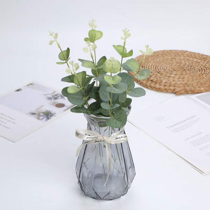 Home%20Leaf%20Garden%20Party%20Wedding%20Scrapbooking%20Vase%20Silk%20Artificial%20Flowers%20Eucalyptus%20-%20Image%208