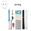 Plastic Welder Kit 80W Car Welding Repair Kit for Bumper US Plug. 