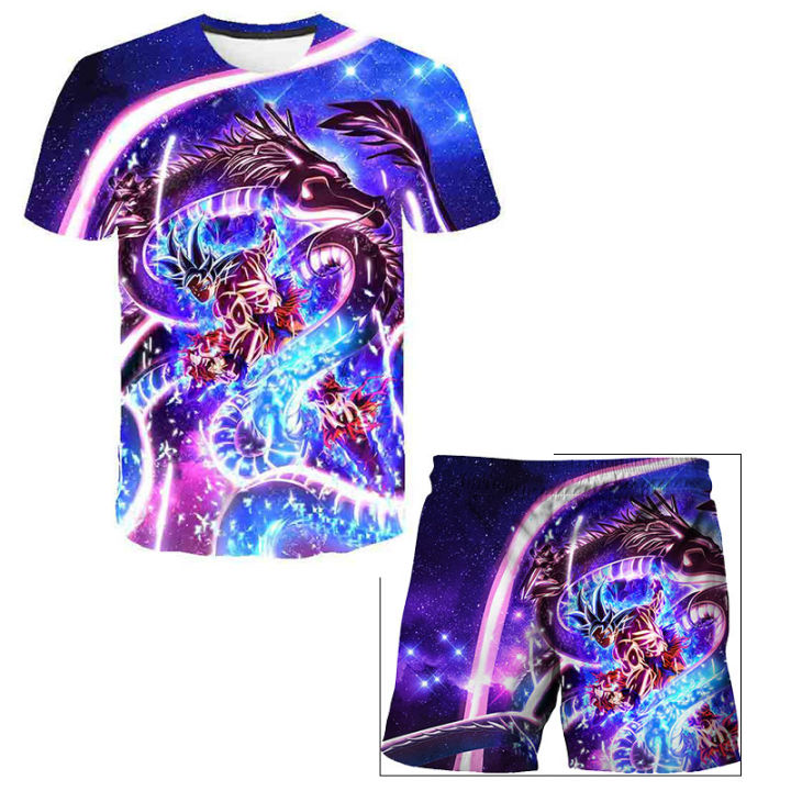 Dragon%20Ball%20T-shirts%20Boys%20Super%20Saiyan%20Goku%20T-shirt%20Shorts%202%20Pcs%20Sets%20Kids%20Boys%20Anime%20T%20Shirt%20Summer%20Children%20Clothing%20Sets%20Kid%20-%20Image%204