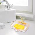 Soap Tray Drainable Soap Container Soap Dishes for Bathroom Shower Toilets. 