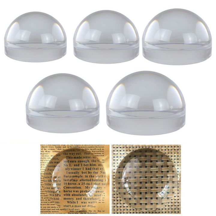 Desktop Magnifier Reader Crystal Magnifier Handicraft Appreciation Table Paper Weight Desktop ...