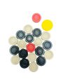 FREE STRIKER Plastic Champion Carrom Coins Set Carom Coins Carom Board Carrom Board FREE Carrom Disk. 