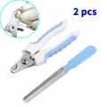 Professional Pet Nail Clippers Dog Cat Stainless Steel Two color Labor-Saving Nail Clippers Convenient Beauty Cleaning Supplies. 