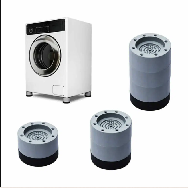 4 Pcs/Set Anti-Vibration Pads Rubber Noise Reduction Vibration Anti-Walk  Foot Mount for Washer and Dr Adjustable Height Washing Machine Mat |  Daraz.lk