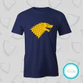 Game of thrones blue Tshirt  unisex  tees  designer tees  crew neck  silver white  red  blue  black. 