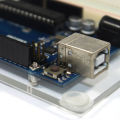 Acrylic Experimental Platform Base-plate Compatible with Arduino UNO R3 Board Fixation 11.7cm*8.1cm. 