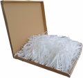 White colour Shredded and Crinkled Paper fillers for Gift Box Filling Party Gift Packaging 50 Gram. 