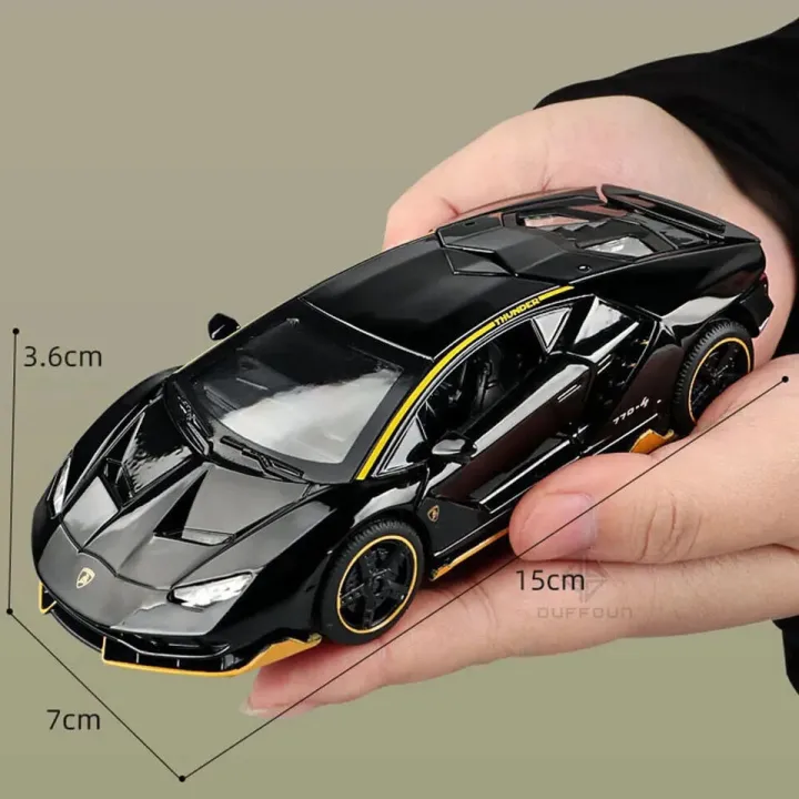 1/32%20Scale%20Lamborghini%20Centenario%20LP770-4%20Model%20Car%20Diecast%20Toy%20Cars%20Matte%20Black%20-%20Image%206