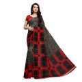 Youth Edition Bollywood Georgette Floral Print Daily Wear Saree with Blouse Piece (Multicolour). 