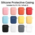 Silicone Cover AirPods i12 i11 i15 InPods Case Pouch Soft High Quality Pouch EarPods 1 2. 