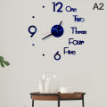 3D Mirror Wall Clock Modern Design Creative Acrylic Quartz Wall Clocks Stickers SEVICH. 