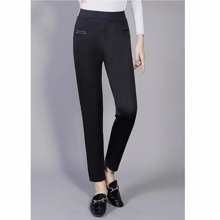 Women%20hin%20Pencil%20%20Pants%20Soft%20Casual%20Pants%20Outer%20Wear%20Long%20Pants%20rousers%20High-waisted%20High%20Elasticity%20With%20Pocket%20Jogger%20Pants%20color:Navy%20blue%20%20size:M%20%5B40-47.5%20kg%5D%20-%20Image%204
