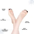 Dr Foot | Foot Mask Peeling Feet Mask | Foot Hydration Socks | Foot Peeling Mask | Foot Mask for Cracked Heels | Leg Mask | With Hyaluronic Acid, Shea Butter & Aloe Vera | Foot Mask Socks | Pack of 1 (FROM INDIA)SAB. 