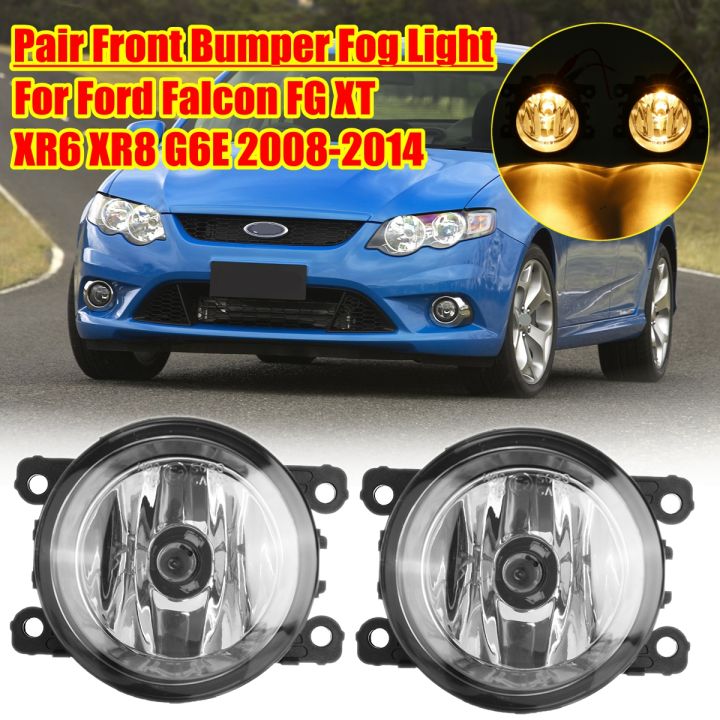 Pair%20Front%20Bumper%20Fog%20Light%20Lamp%2012V%20For%20Ford%20Falcon%20FG%20XT%20XR6%20XR8%20G6E%2008-2014-Black%20-%20Image%203