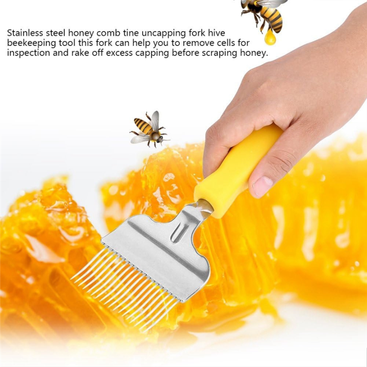 Decapping Comb Honey Uncapping Fork Bee Keeping Uncapping Fork Honey Comb Beekeeping ...