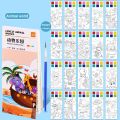 20Pages Toddlers Coloring Books Magic Paint with Water Drawing Toys Children Gouache Graffiti Picture Pocket Watercolor Bookmark. 