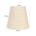 【Miga Plaza】WDWonder Modern Fabric Lampshade Drum Lamp Shade for Living Room Dining Room. 
