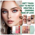 33/34 Colors Makeup Palette, Shimmer Eyeshadow, Lip Glaze, Highlighter, Blush, Beginner'S All-in-One Cosmetic Kit, Waterproof, Multi-Tone Berry, Brown, Green, Orange, Purple, Festive Gift Set for Music Festivals, Valentine's, Christmas. 