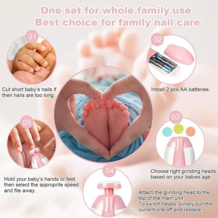Nail%20Trimmer%20Electric%20Safe%20Baby%20Nail%20Clippers,%20Baby%20Nail%20File%20Kit%20for%20Newborn%20Infant%20Toddler%20or%20Adults%20Toes%20Fingernails%20Care,%20Kids%20Nail%20Care,%20Polish%20and%20Trim%20(Multicolor)%20-%20Image%202