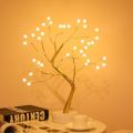 LED Night Light Mini Christmas Tree Copper Wire Garland Lamp For Kids Home Bedroom Decoration Decor Fairy Light Holiday lighting. 