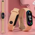 Silicone Braided Solo loop Bracelet For Xiaomi Mi Band 7 NFC Wrist Quick Replacement Sport smartwatch correa mi band 6 5 4 strap. 
