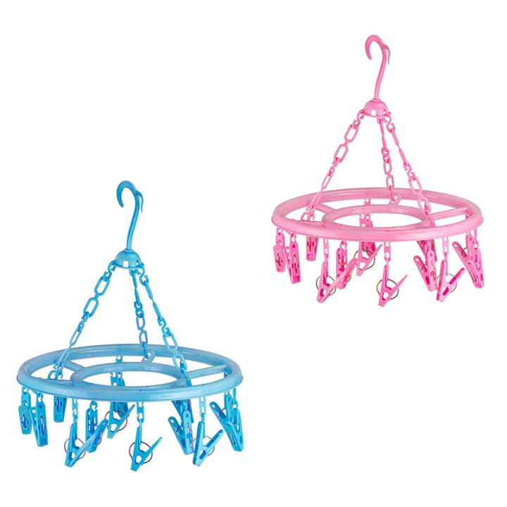 Round%20Hanger%20Round%20Cloth%20Hanger%20plastic%20clothe%20hanger%20clothe%20hanger%20and%20pegs%20Cloth%20Drying%20Hanging%20Hanger%20Hanger%20with%2013%20Clips/pegs%20-%20Image%203