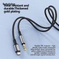 Sutuiying PISEN USB Type C To 3.5mm Jack Male Aux Audio Cable For Car Speaker Original Headphone Adapter For Samsung Huawei Xiaomi TV Box Wire Cord. 