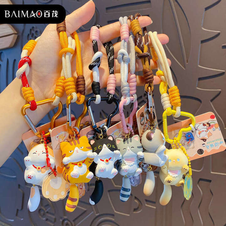 Bai%20Mao%20Nuo%20Jiji%20Energetic%20Cat%20Pendant%20Best%20Friend%20Accessories%20Student%20Backpack%20Keychain%20Ring%20Ornament%20-%20Image%202