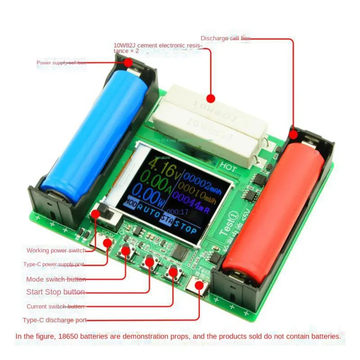 18650%20Lithium%20Battery%20Capacity%20Internal%20Resistance%20Tester%20Module%20Measurement%20Internal%20Resistance%20Tester%20LCD%20Digital%20Display%20Capacity%20Tester%20Module%20-%20Image%202