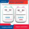Self Adhesive Small Portable Wireless Thermal Photo Printer Pocket Student Mini Error Label Printer, 200dpi. 
