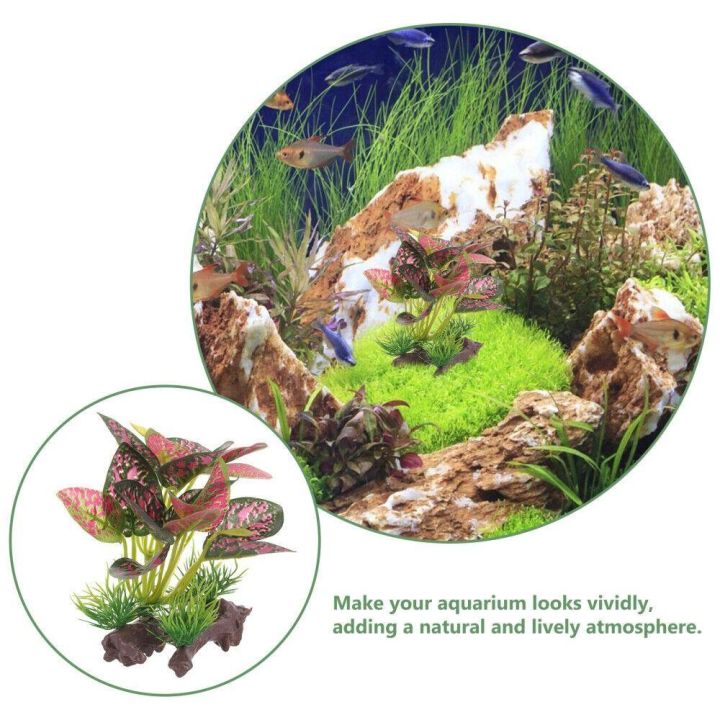LONNGZHUAN%20Fish%20Tank%20Aquascape%20Ornaments,%20Plastic%20Fish%20Tank%20Decorations%20Simulation%20Plant%20Decoration,%20Environmentally%20Friendly%20Aquarium%20Accessories%20Artificial%20Water%20Plants%20Fish%20Tank%20-%20Image%206